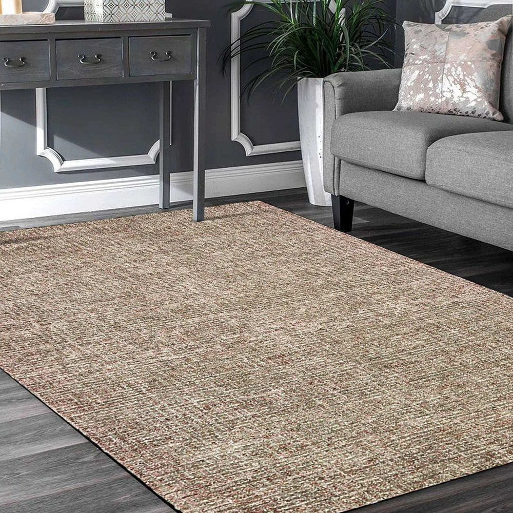 9' X 12' Brown Detailed Weave Area Rug - Homeroots - Flyclothing LLC