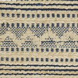 8' X 10' Blue and Beige Chevron Striped Area Rug - Homeroots - Flyclothing LLC