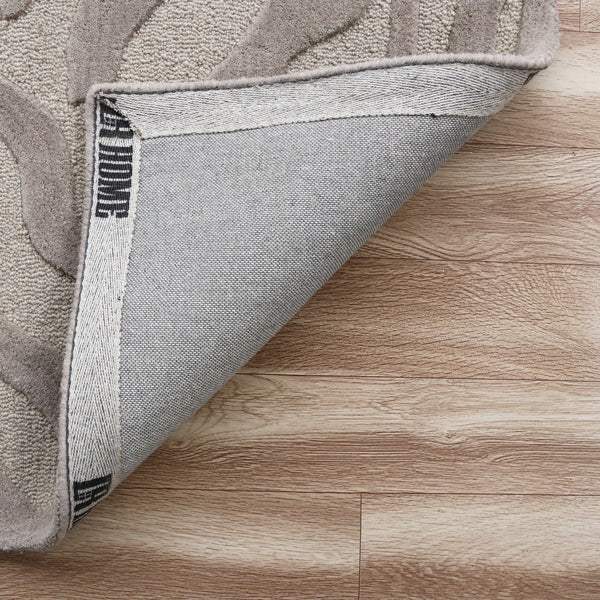 8’ x 10' Taupe Zebra Pattern Area Rug - Homeroots - Flyclothing LLC