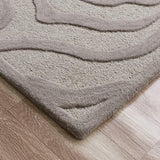 8’ x 10' Taupe Zebra Pattern Area Rug - Homeroots - Flyclothing LLC