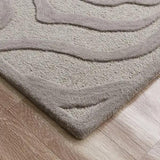8’ x 10' Taupe Zebra Pattern Area Rug - Homeroots