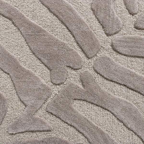 8’ Round Taupe Zebra Pattern Area Rug - Homeroots - Flyclothing LLC