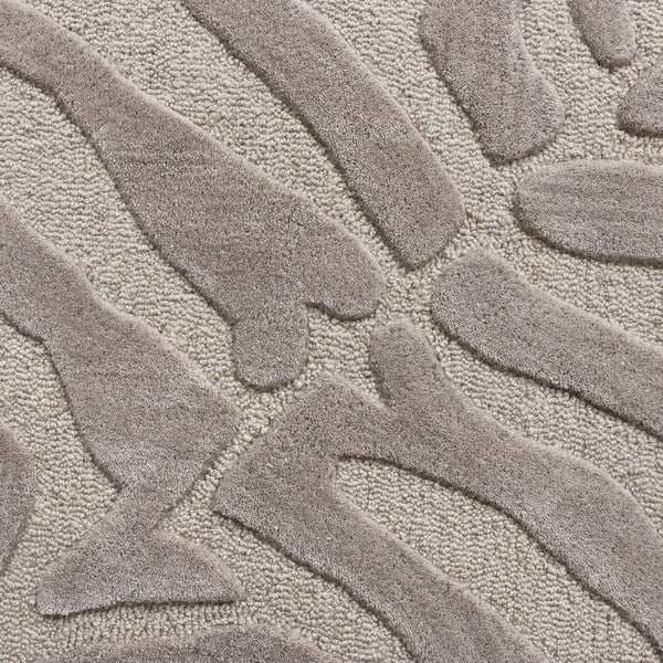 8’ Round Taupe Zebra Pattern Area Rug - Homeroots - Flyclothing LLC