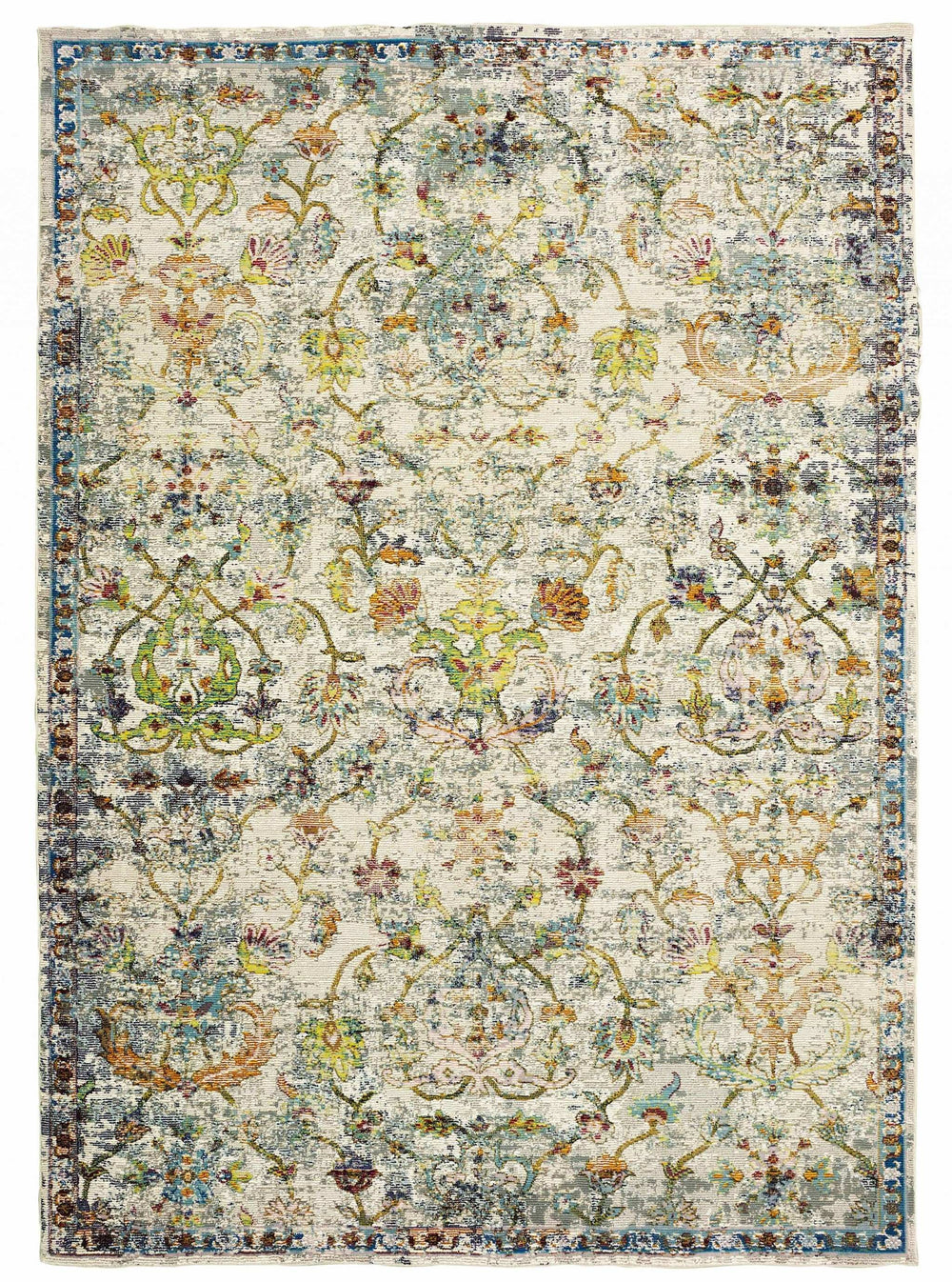 5' X 8' Beige and Ivory Area Rug - Homeroots - Flyclothing LLC