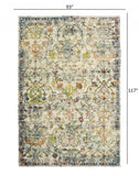 8' X 10' Beige and Ivory Area Rug - Homeroots