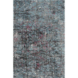 8' X 10' Blue Chaotic Strokes Area Rug - Homeroots