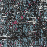 8' X 10' Blue Chaotic Strokes Area Rug - Homeroots