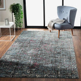 8' X 10' Blue Chaotic Strokes Area Rug - Homeroots - Flyclothing LLC