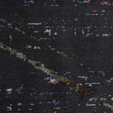 5' X 8' Distressed Black Abstract Area Rug - Homeroots - Flyclothing LLC