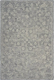 3' x 5' Gray Floral Finesse Area Rug - Homeroots