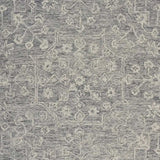 3' x 5' Gray Floral Finesse Area Rug - Homeroots - Flyclothing LLC