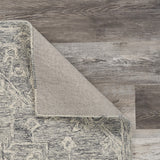 5' X 7' Gray Floral Finesse Area Rug