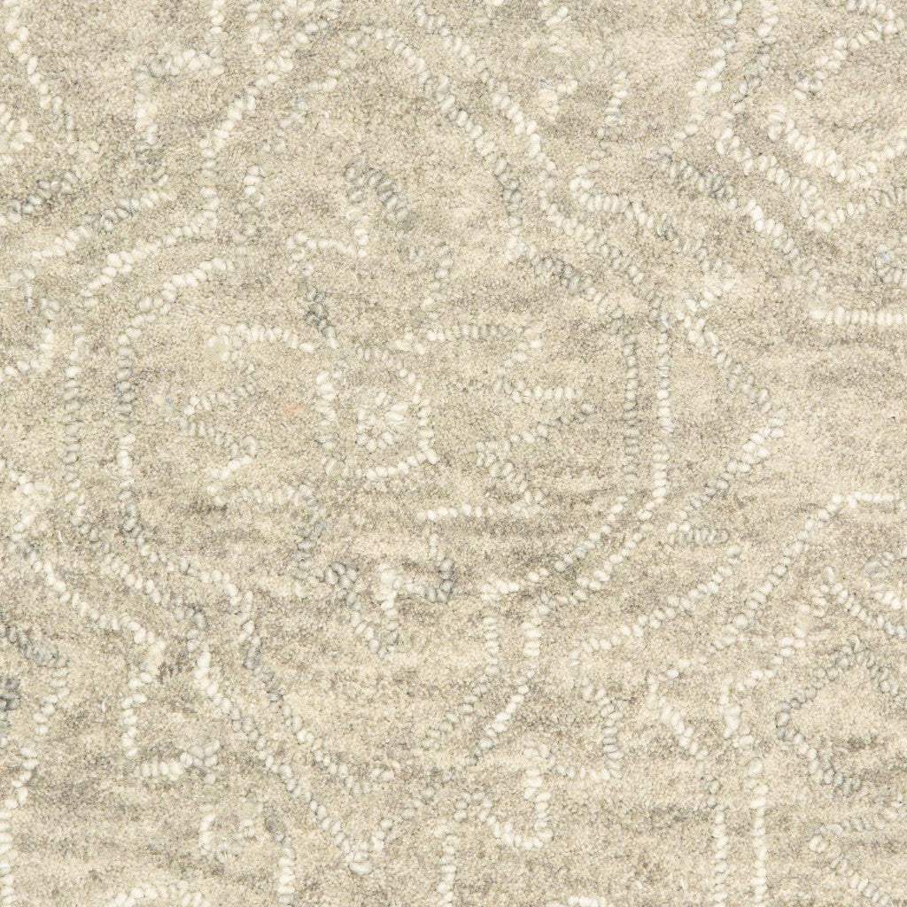 9' X 12' Light Green Floral Paradise Area Rug - Homeroots - Flyclothing LLC