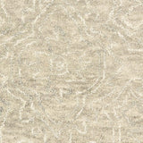 9' X 12' Light Green Floral Paradise Area Rug - Homeroots