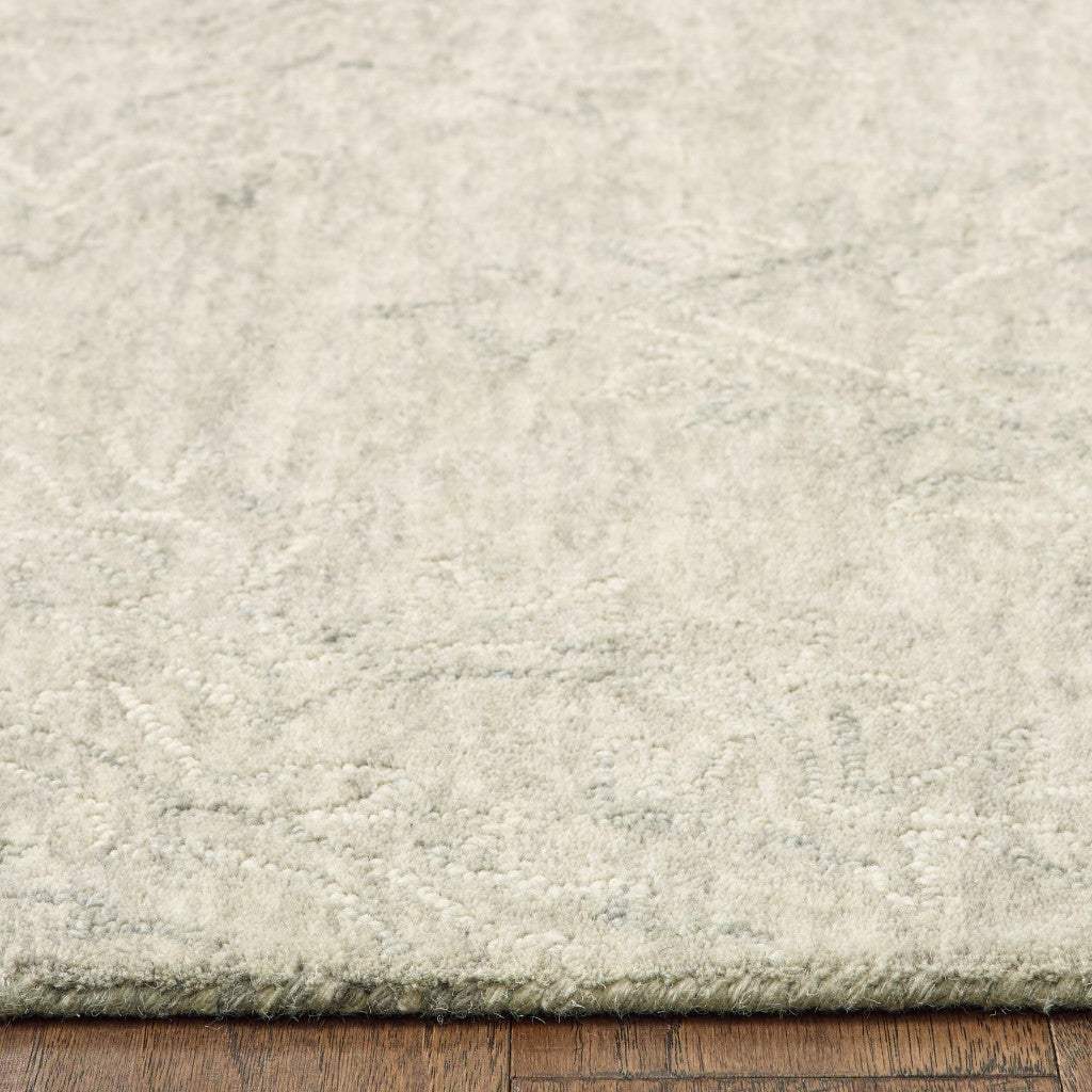 9' X 12' Light Green Floral Paradise Area Rug - Homeroots - Flyclothing LLC