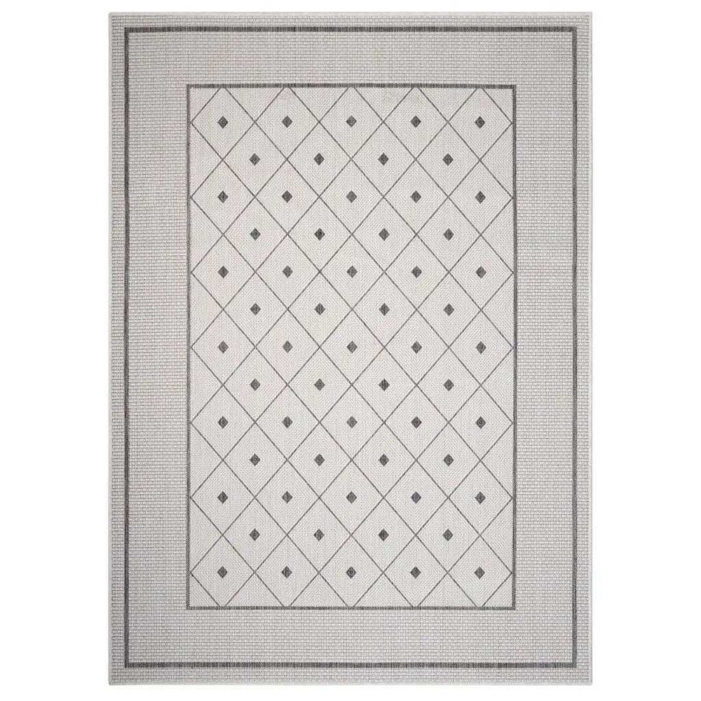 8' X 9' Gray Indoor Outdoor Area Rug - Homeroots - Flyclothing LLC