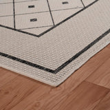 8' X 9' Gray Indoor Outdoor Area Rug - Homeroots