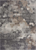 2' X 3' Beige Cobblestone Pattern Scatter Rug - Homeroots - Flyclothing LLC