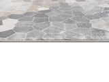 4' X 6' Beige Cobblestone Pattern Area Rug - Homeroots