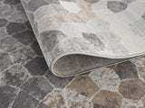7' X 10' Beige Cobblestone Pattern Area Rug - Homeroots