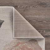 8' X 10' Pink and Ivory Area Rug - Homeroots - Flyclothing LLC