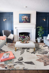 8' X 10' Pink and Ivory Area Rug - Homeroots - Flyclothing LLC