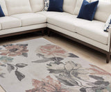 8' X 10' Pink and Ivory Area Rug - Homeroots - Flyclothing LLC
