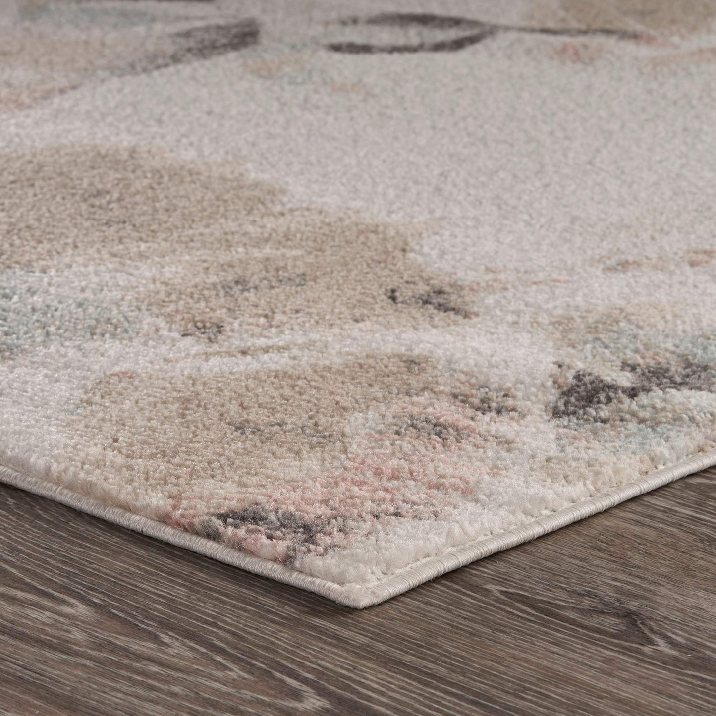 8' X 10' Ivory Soft Floral Artwork Area Rug - Homeroots - Flyclothing LLC