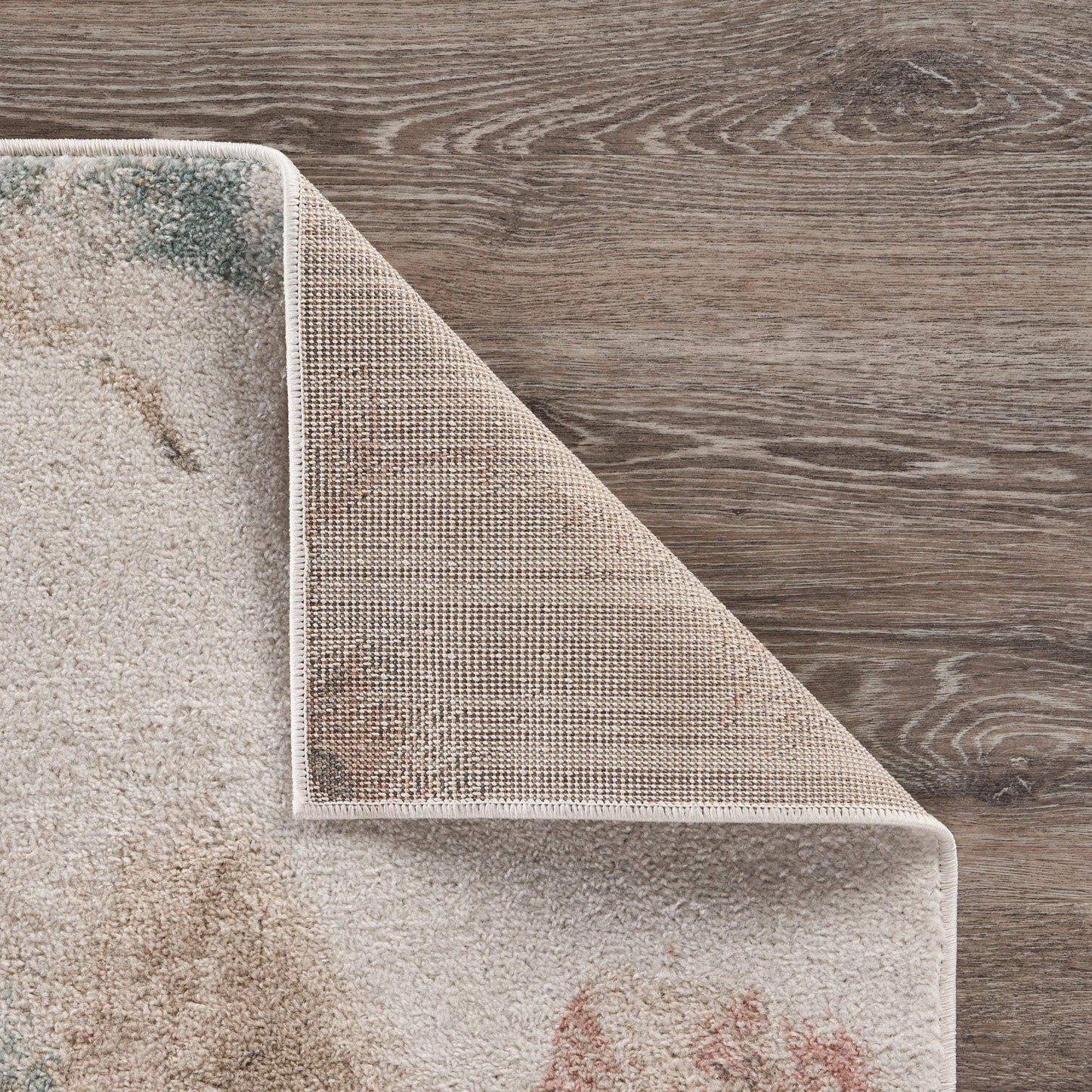 8' X 10' Ivory Soft Floral Artwork Area Rug - Homeroots - Flyclothing LLC