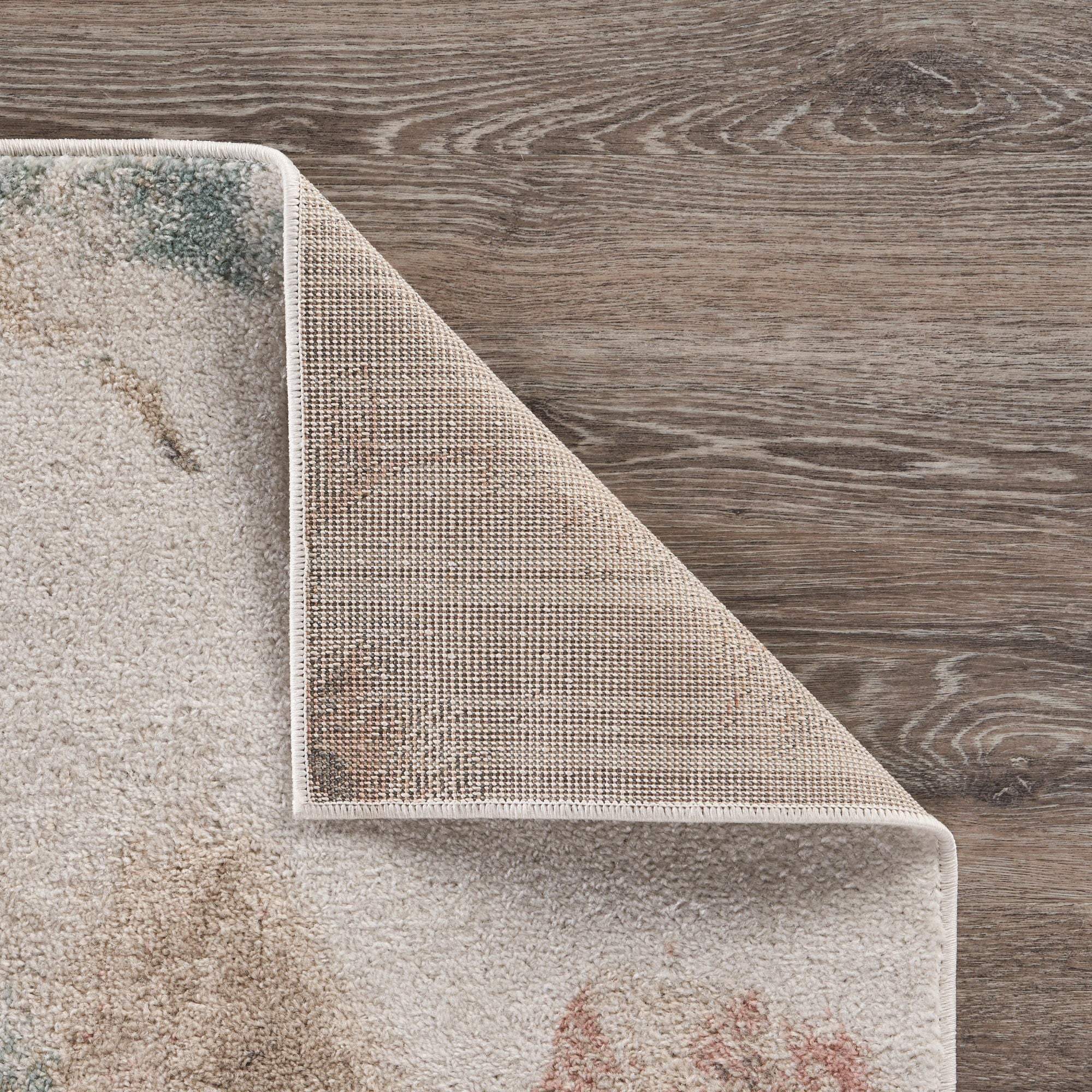 8' X 10' Ivory Soft Floral Artwork Area Rug - Homeroots - Flyclothing LLC