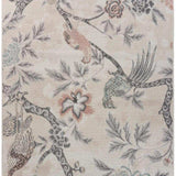 8' X 10' Soft Beige Birds and Trees Area Rug - Homeroots - Flyclothing LLC