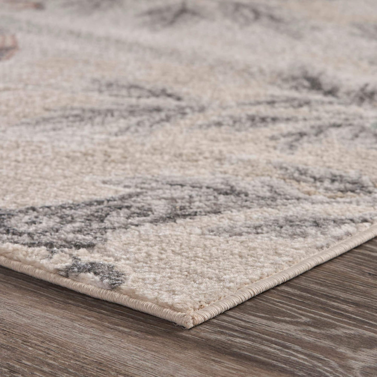 8' X 10' Soft Beige Birds and Trees Area Rug - Homeroots - Flyclothing LLC