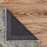 5' X 8' Blue and Tan Traditional Area Rug - Homeroots - Flyclothing LLC