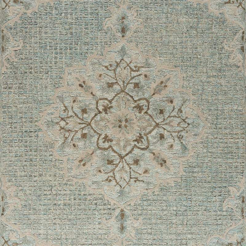 5' X 8' Blue Wool Hand Tufted Area Rug - Homeroots - Flyclothing LLC