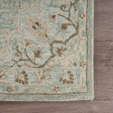 5' X 8' Blue Wool Hand Tufted Area Rug - Homeroots - Flyclothing LLC