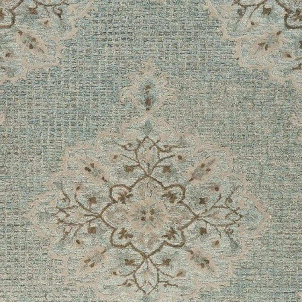 9' X 12' Blue Wool Hand Tufted Area Rug - Homeroots - Flyclothing LLC
