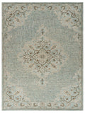 9' X 12' Blue Wool Hand Tufted Area Rug - Homeroots