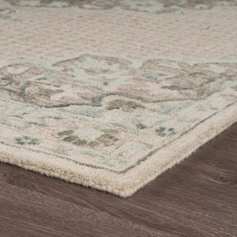 9' X 12' Ivory Wool Handmade Area Rug - Homeroots - Flyclothing LLC
