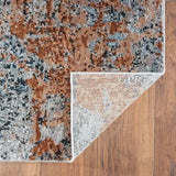 5' X 8' Rustic Brown Abstract Area Rug - Homeroots - Flyclothing LLC