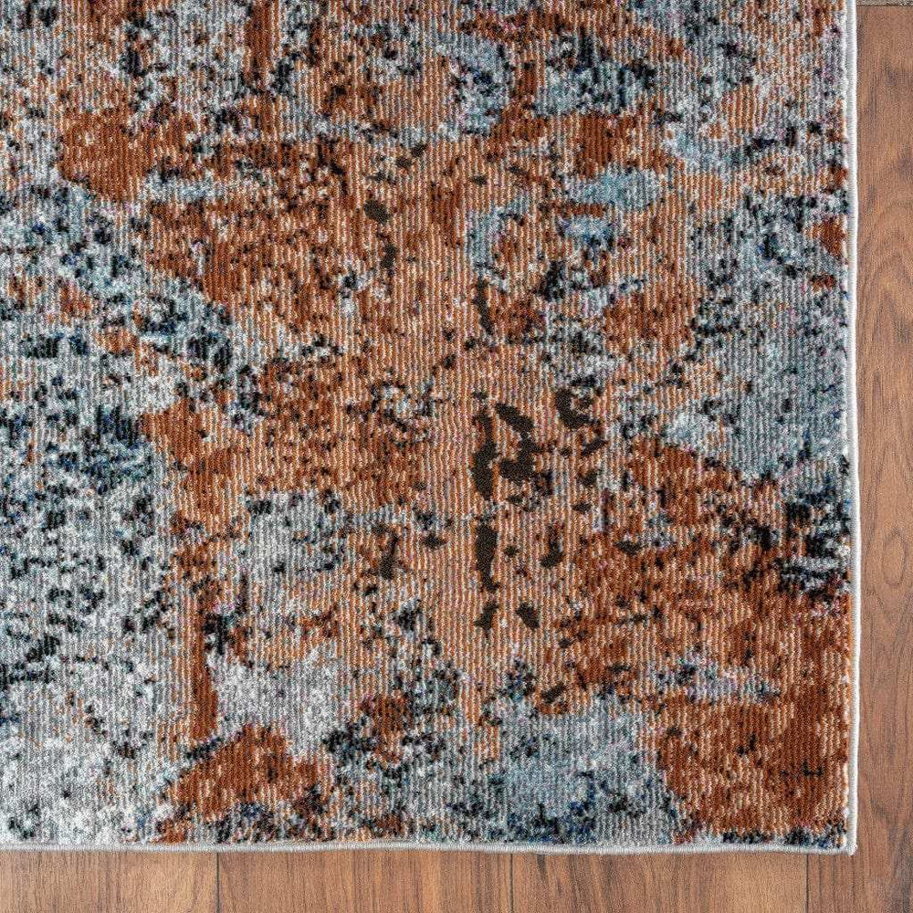 5' X 8' Rustic Brown Abstract Area Rug - Homeroots - Flyclothing LLC