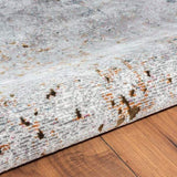 8' X 10' Light Gray Modern Abstract Area Rug - Homeroots - Flyclothing LLC