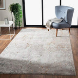 8' X 10' Light Gray Modern Abstract Area Rug - Homeroots - Flyclothing LLC