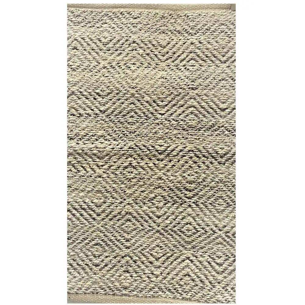 2' X 5' Tan and Gray Hand Woven Area Rug - Homeroots - Flyclothing LLC