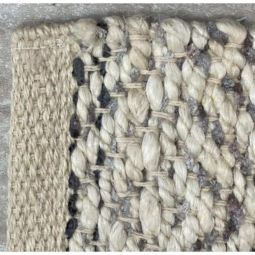 2' X 5' Tan and Gray Hand Woven Area Rug - Homeroots - Flyclothing LLC