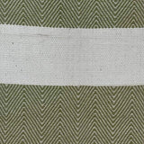 2' X 4' Green and White Hand Woven Area Rug - Homeroots - Flyclothing LLC