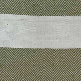 2' X 4' Green and White Hand Woven Area Rug - Homeroots - Flyclothing LLC