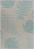 5' X 7' Gray Indoor Outdoor Area Rug