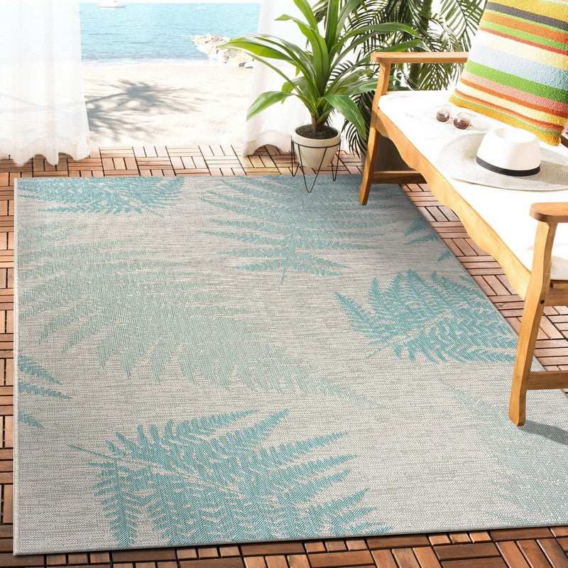 5' X 7' Gray Indoor Outdoor Area Rug - Homeroots - Flyclothing LLC
