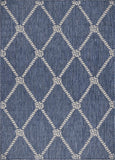 5' X 7' Blue And Gray Indoor Outdoor Area Rug - Homeroots - Flyclothing LLC
