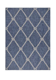 5' X 7' Blue And Gray Indoor Outdoor Area Rug - Homeroots - Flyclothing LLC